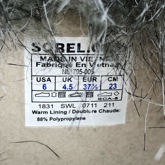 Sorel Tofino Lace Up Winter Boots Size 6 - Picture 8 of 8